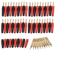 4mm Wire Cord Solder Type Male Banana Plug Jack Connector Wholesale