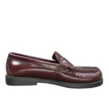 Sperry Colton Leather Loafers Boys Cordovan 6185888 Slip On Shoes Size 13M