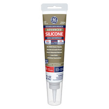 GE Sealants  Adhesives GE284 Advanced Silicone 2 Kitchen  Bath Sealant, 2.8Oz,