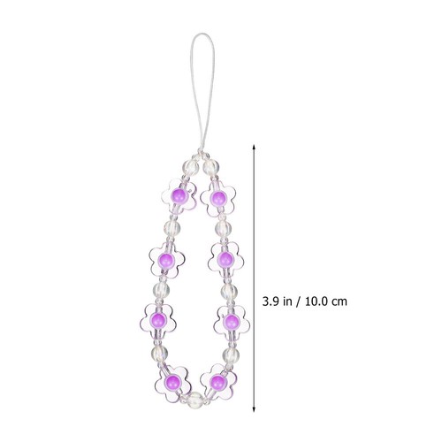 2 Pcs Handy-Kettenband Anti Verlorenes Telefon Lanyard -Perlenkette - Zdjęcie 6 z 11