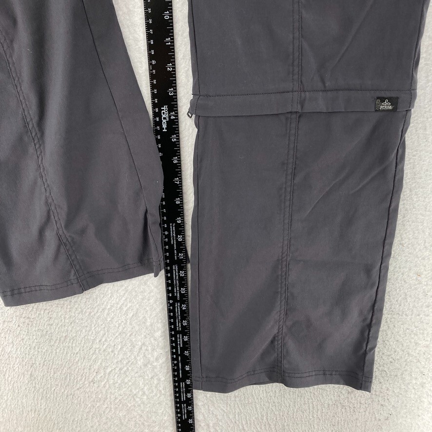 Pantalon De Randonnée Convertible PrAna - Femme Taille 10 - Bleu/Gris Stretch