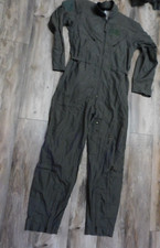 USAF NOMEX GREEN FLYER'S FLIGHT SUIT SUMMER CWU 27/P SZ 42L