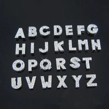 Rhinestone Charms & Letter  Bling