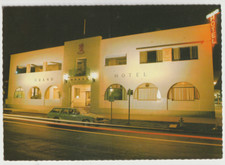 Australia VICTORIA VIC Grand Hotel at Night MILDURA Bellevue BV449 postcard '70s