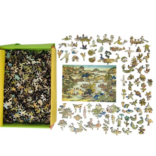 Wooden Puzzle for Adults by FoxSmartBox - 444 Pieces - Dragon Boat Festival - Picture 6 of 7