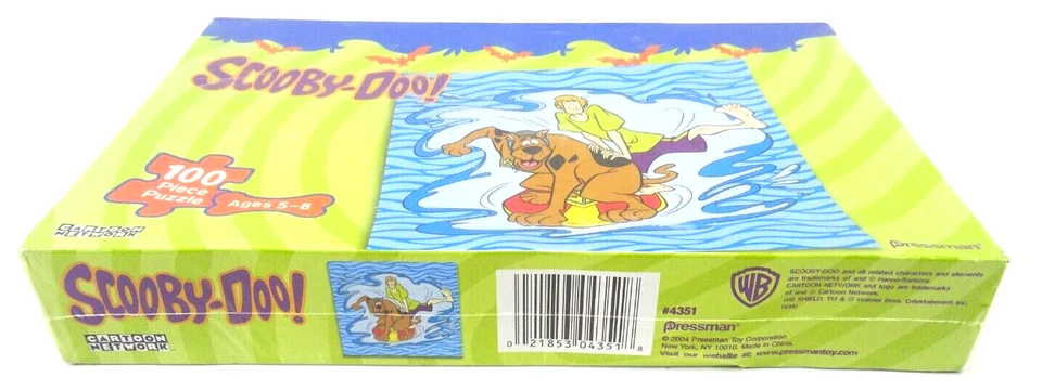 Scooby-Doo Shaggy 100 Piece Puzzle 2004 Cartoon Network FACTORY SEALED BOX - Image 2 of 4