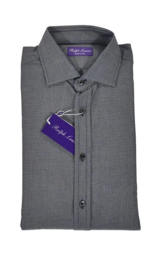 Ralph Lauren Purple Label geométrico Camisas de vestir para hombres