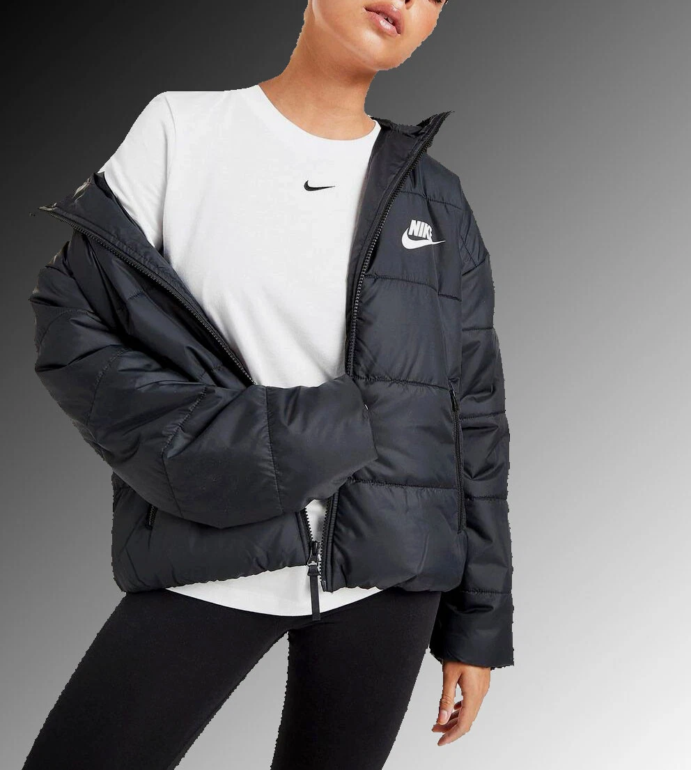 Nike Women's Sportswear Synthetic Fill Coat Jacket Black CZ1466-010 Size  XLarge