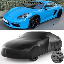 For Porsche 718 Cayman Boxster Car Cover Waterproof Stretch Satin All Weather