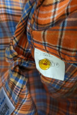 Vivienne Westwood MAN Vintage 1998 Orange Tartan Flannel Plaid