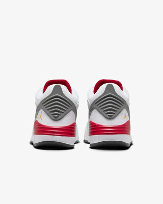 Nike Air Jordan Max Aura 5 White Cardinal Red Orange DZ4353-160 sz