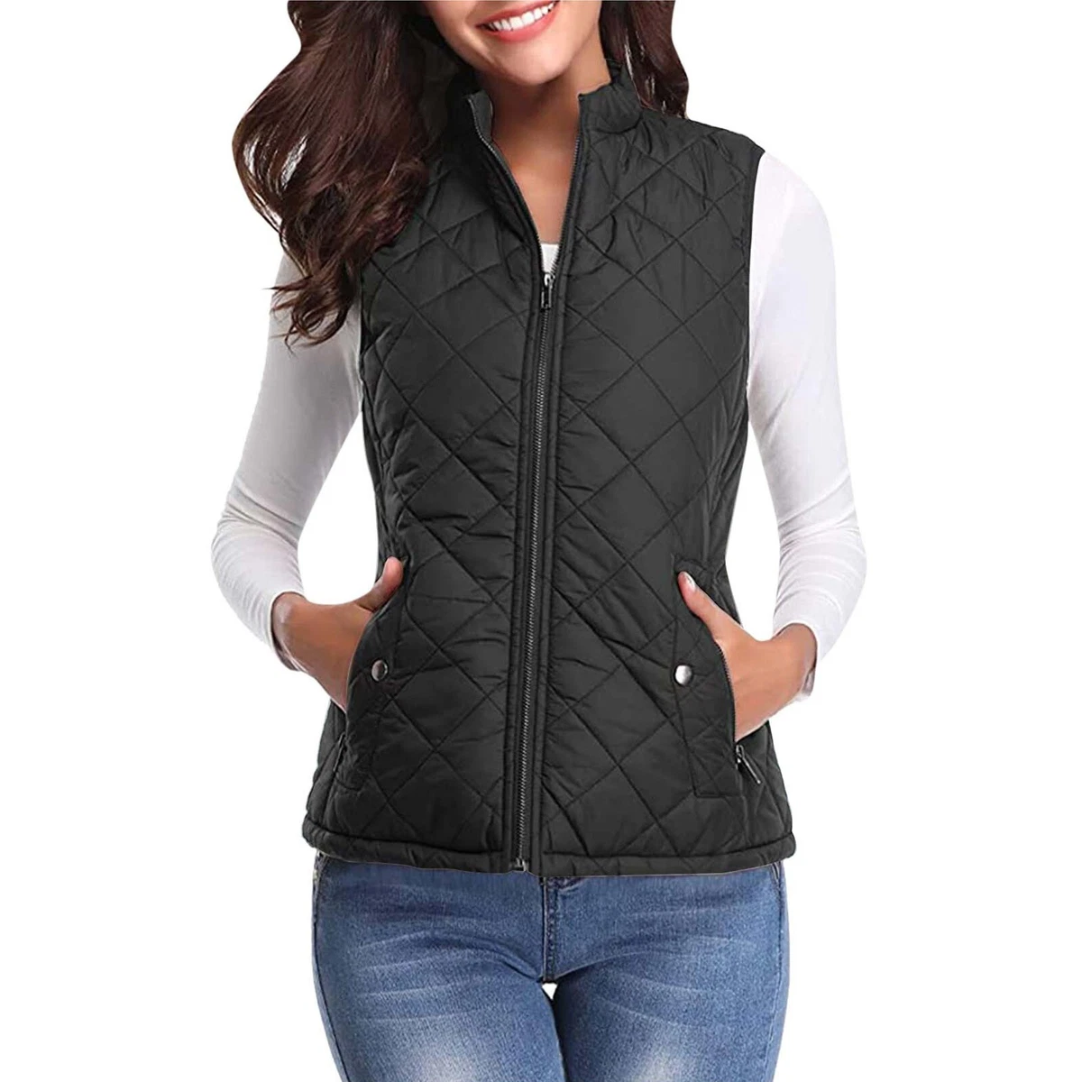 Womens warm shop vest