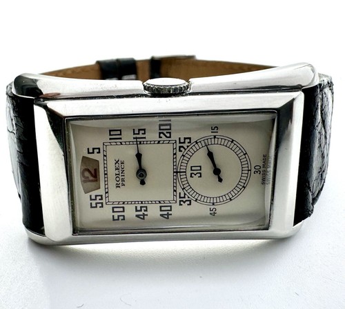 Rolex Prince ‘Jump Hour’ Observatory 1930’s Rare Gents Collectors Watch Serviced - Picture 10 of 19