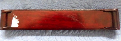 Vintage Hand Carved JAPANESE Wood Chopsticks Box Holder, Japan Asian Decor - Picture 11 of 11