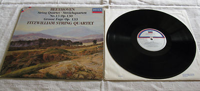 BEETHOVEN Streichquartett Nr. 13, Große Fuge Op. 133 (Decca 411943) - LP