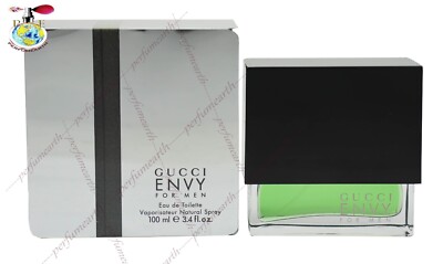 Gucci Envy For Men by Gucci Edt Spray 3.4/3.3oz New In Open Box