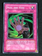 YUGIOH NULL AND VOID SOD-EN057 1ST SUPER NM