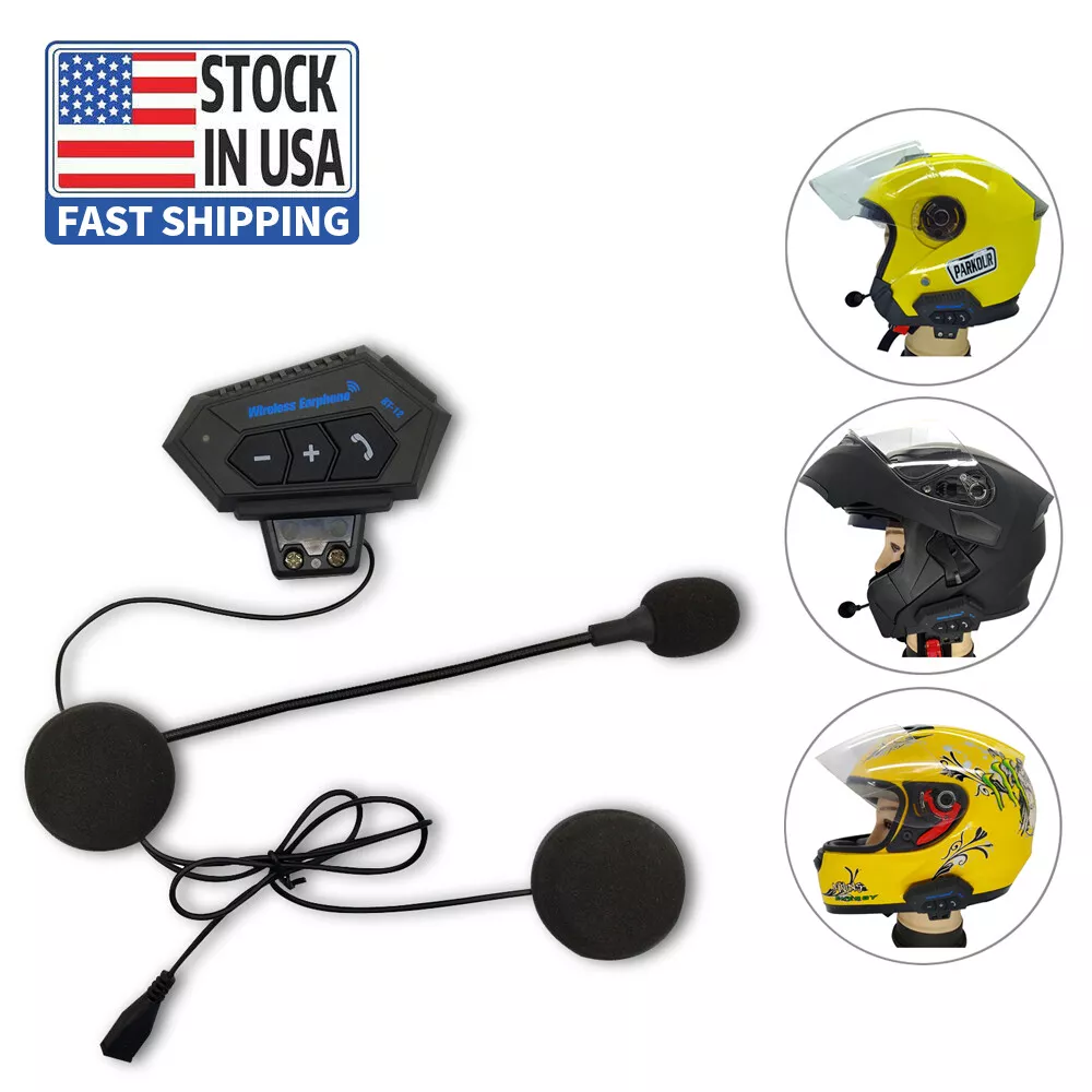 Casque BT-12 Bluetooth Casque / Interphone Interphone Moto Mains Libres