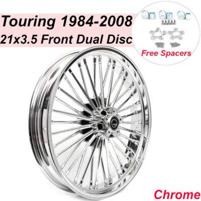 Touring Bagger 21x3.5 Fat Spoke Front Wheel for Harley Touring