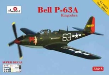 1/72 Amodel 72415 Bell P-63A Kingcobra USA, British Air Force ex. TOKO