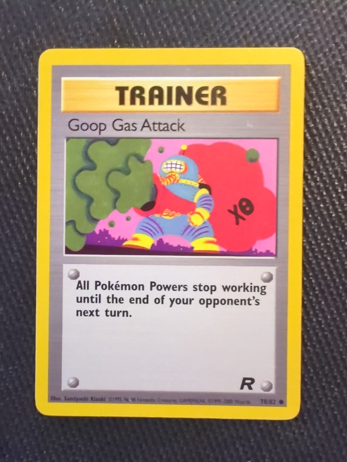 Pokémon TCG Goop Gas Attack Team Rocket 78 Regular Unlimited Common NM