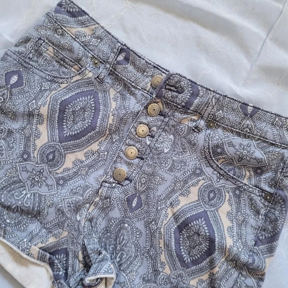Pantalones cortos vintage Y2k azul Bcbg Foto 4 de 4