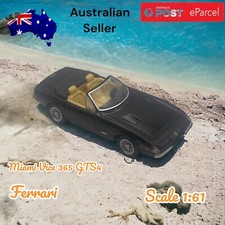 Die Cast 365 Ferrari GTS4 1:61 Toy Model Car Miami Vice.  Tomy Toy