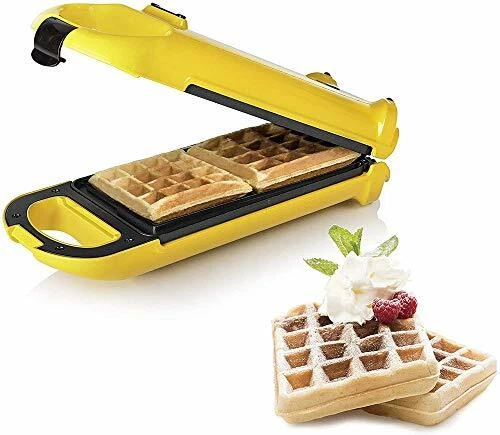 Princess Flip 132406 Waffle Maker, Cuoce 2 Waffle alla Volta, Funzione di Rotazi