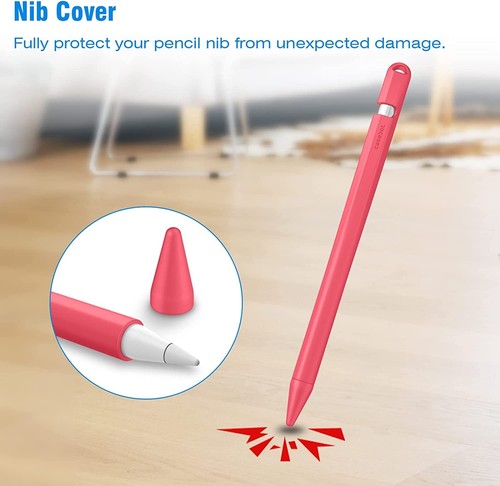 Silicone Sleeve For Apple Pencil Stylus Pen 1st and 2nd for iPad Air Pro mini - Picture 5 of 22