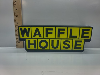 #ad Waffle House Lightbox Sign $35.00