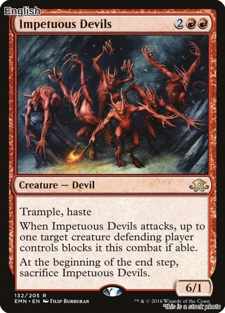 Magic Impetuous Devils 132 Rare Eldritch Moon NM