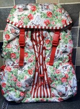 Cath Kidston Rucksack rot/ecru Moomins groß