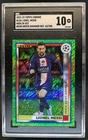 2022 Topps Merlin Chrome UEFA Lionel Messi Green Shimmer Refractor #/350 SGC 10