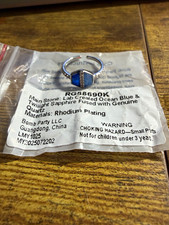 Bomb Party Rhodium Plated Hexagon Quartz & Sa...