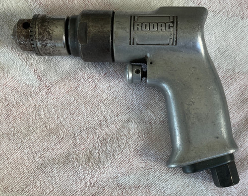 Rodac 218A Pneumatic Tool Air Drill 1/16-3/8" 1.5-10mm Jacobs No Chuck DC4G61