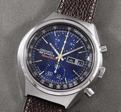 Seiko Speedtimer 6138-8010 1972 SS Auto Cal.6138B Vintage Chronograph