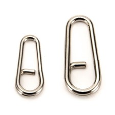 50/100 Pcs Fishing Oval Split Rings Stainless Steel Fishing Lures Connectors