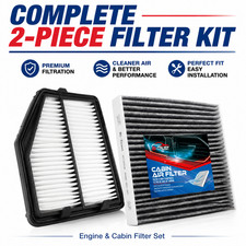 Engine Cabin Air Filter Set For Honda CRV CR-V 2015-2016 2.4L CF10134 CA11945