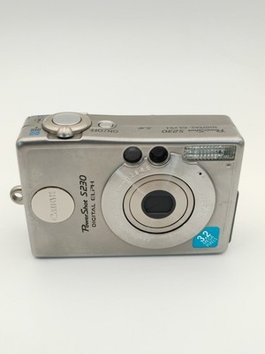 Canon PowerShot S230 PC1037 3.2 Megapixel Digital camera, Untested, No Battery