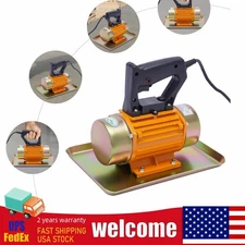 250W Hand-held Concrete Vibrator Portable Concrete Flat Plate Trowel 110v 