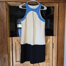 EMILIO PUCCI BLUE WOMEN'S DRESS SIZE US 8 MADE IN ITALY ZIPPER NEEDS REPAIR