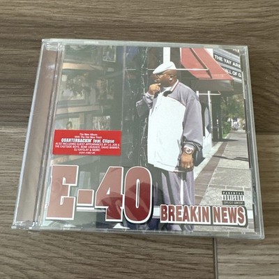 E-40 - Breakin News - CD - Explicit Lyrics - **BRAND NEW/STILL SEALED** - RARE