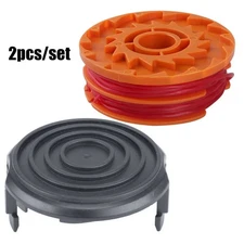 Spool Cap and Line for Ozito LTR529U and For Worx WG119E Trimming Equipment