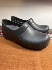 CROCS DUAL COMFORT SLIP RESISTANT CLOG Black Work/Nurse Shoes Womens 8