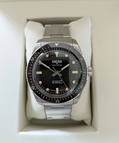 Set completo Vulcain Nautique Automtic Diver Skindiver