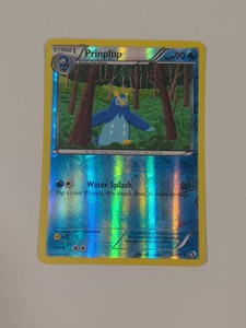 Prinplup 34/113 Reverse Holo Pokemon BW Legendary Treasures NM Holographic TCG 