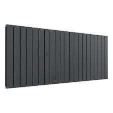 Image of Pulse Anthracite Double Horizontal Designer Radiator 600mm (H) x 1470mm (W)