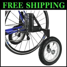 Stable Adjustable Bicycle Training Wheels for Adult Use, Fits Most 24"-29" Bikes