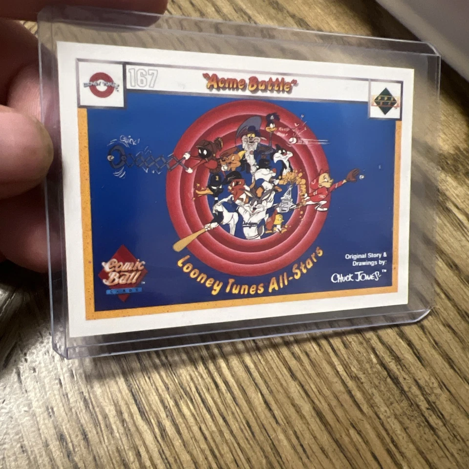 RARO 1990 Upper Deck Looney Tunes 167 SUPER RARO Foto 2 de 2