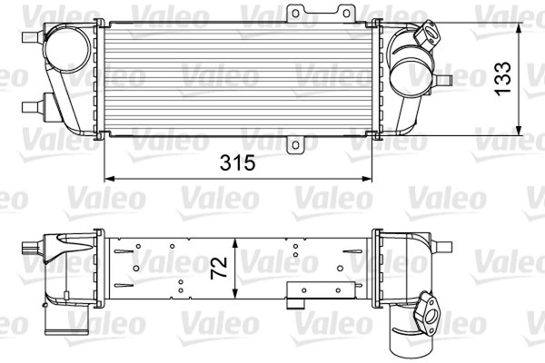 LadeluftküHler Valeo 818361 FüR Hyundai GD FD I30 Crdi-image